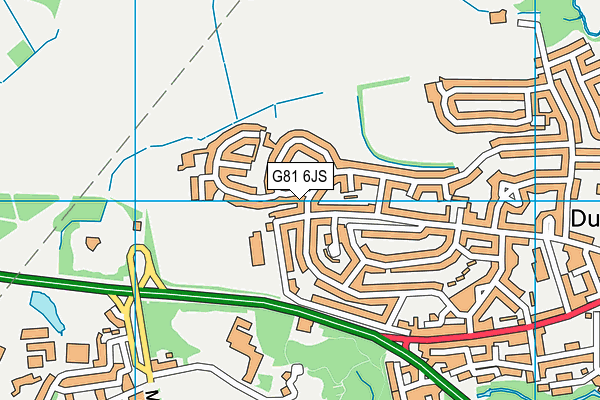 G81 6JS map - OS VectorMap District (Ordnance Survey)