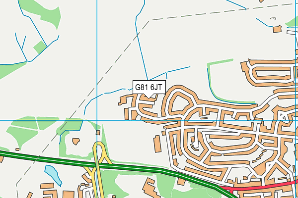 G81 6JT map - OS VectorMap District (Ordnance Survey)
