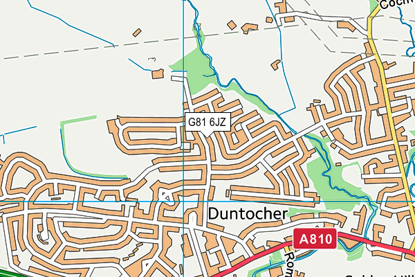 G81 6JZ map - OS VectorMap District (Ordnance Survey)