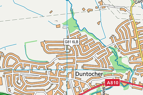 G81 6LB map - OS VectorMap District (Ordnance Survey)