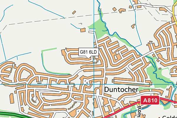 G81 6LD map - OS VectorMap District (Ordnance Survey)