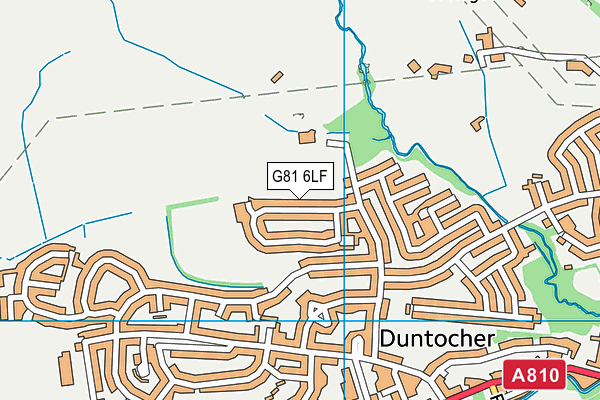 G81 6LF map - OS VectorMap District (Ordnance Survey)