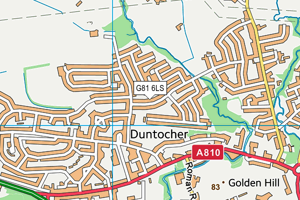 G81 6LS map - OS VectorMap District (Ordnance Survey)