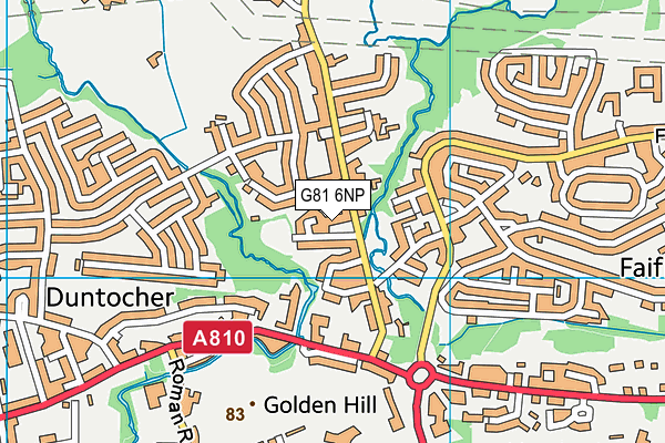 G81 6NP map - OS VectorMap District (Ordnance Survey)