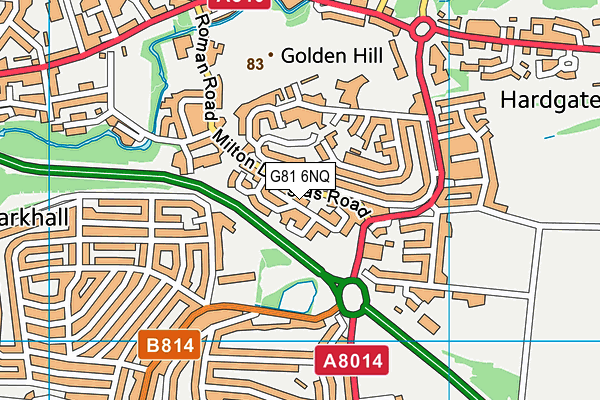 G81 6NQ map - OS VectorMap District (Ordnance Survey)