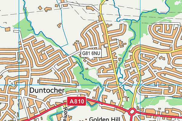 G81 6NU map - OS VectorMap District (Ordnance Survey)