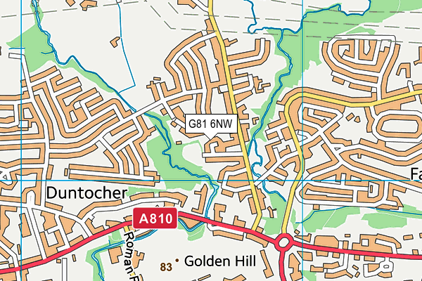 G81 6NW map - OS VectorMap District (Ordnance Survey)