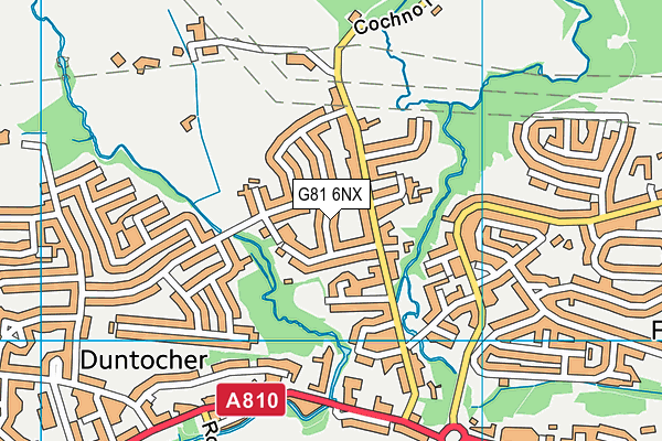 G81 6NX map - OS VectorMap District (Ordnance Survey)