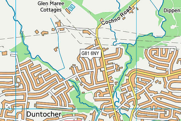G81 6NY map - OS VectorMap District (Ordnance Survey)