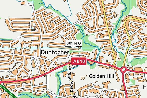 G81 6PG map - OS VectorMap District (Ordnance Survey)