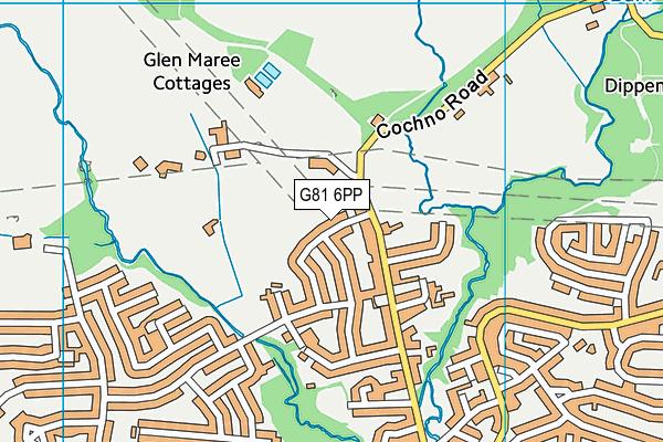 G81 6PP map - OS VectorMap District (Ordnance Survey)