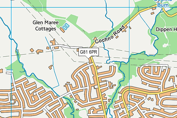 G81 6PR map - OS VectorMap District (Ordnance Survey)
