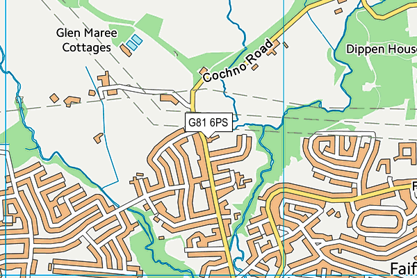 G81 6PS map - OS VectorMap District (Ordnance Survey)