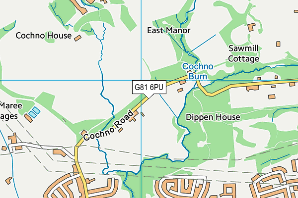 G81 6PU map - OS VectorMap District (Ordnance Survey)