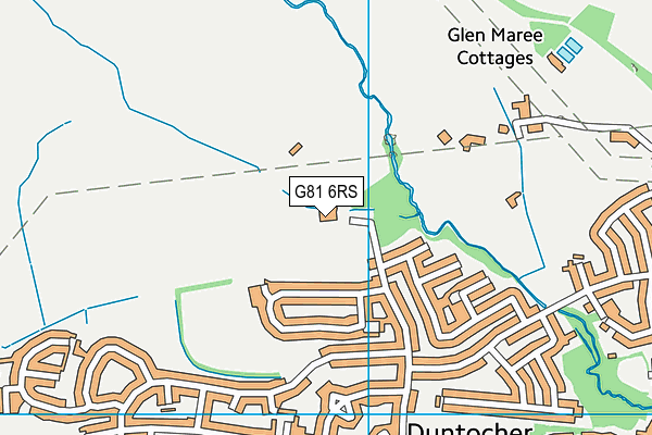 G81 6RS map - OS VectorMap District (Ordnance Survey)