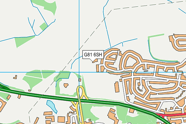 G81 6SH map - OS VectorMap District (Ordnance Survey)