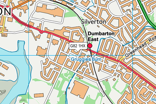 G82 1HX map - OS VectorMap District (Ordnance Survey)