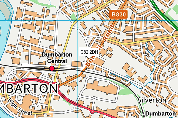 G82 2DH map - OS VectorMap District (Ordnance Survey)