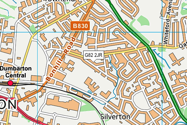 G82 2JR map - OS VectorMap District (Ordnance Survey)