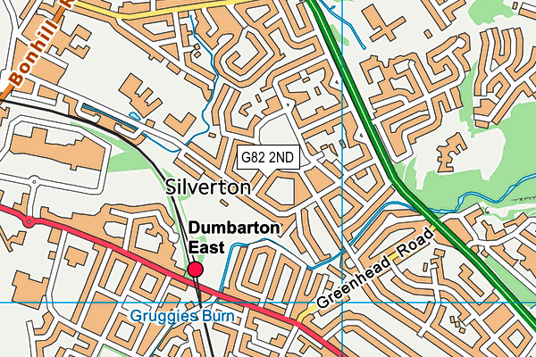 G82 2ND map - OS VectorMap District (Ordnance Survey)