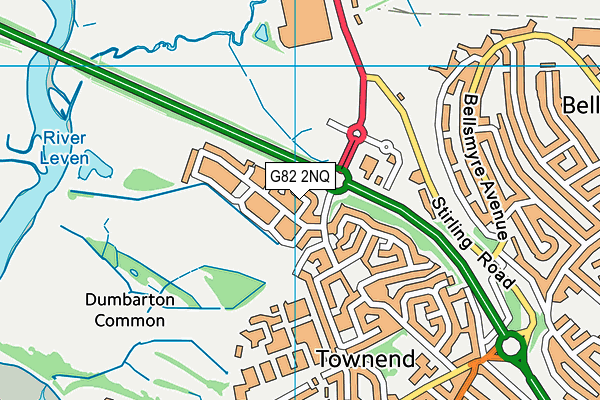 G82 2NQ map - OS VectorMap District (Ordnance Survey)