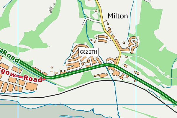 G82 2TH map - OS VectorMap District (Ordnance Survey)