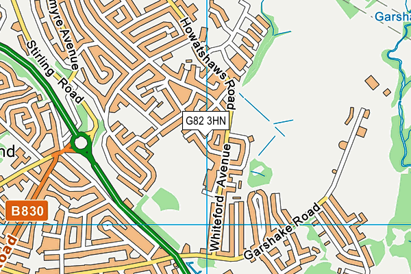 G82 3HN map - OS VectorMap District (Ordnance Survey)