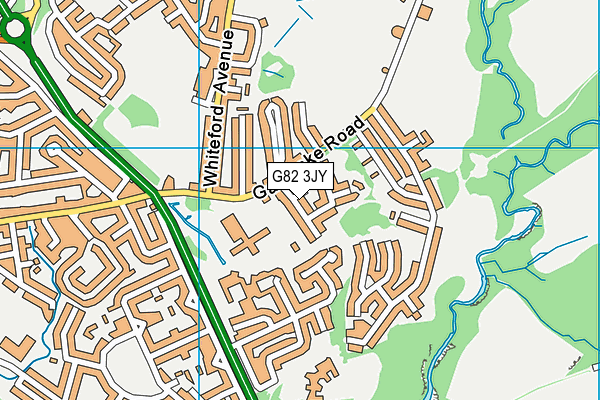 G82 3JY map - OS VectorMap District (Ordnance Survey)