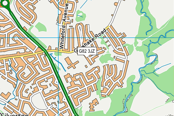 G82 3JZ map - OS VectorMap District (Ordnance Survey)