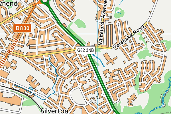 G82 3NB map - OS VectorMap District (Ordnance Survey)