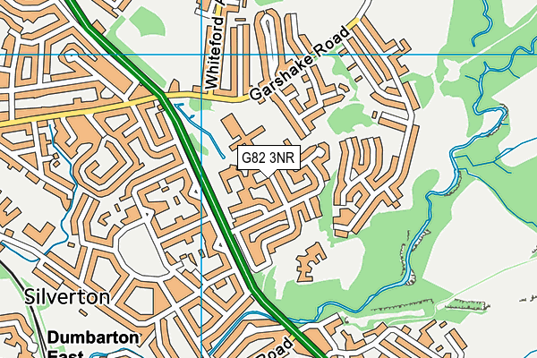 G82 3NR map - OS VectorMap District (Ordnance Survey)