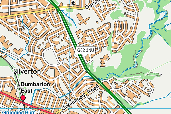 G82 3NU map - OS VectorMap District (Ordnance Survey)