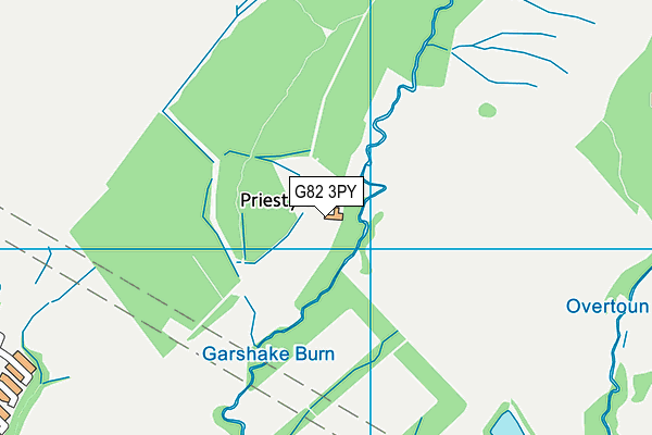 G82 3PY map - OS VectorMap District (Ordnance Survey)