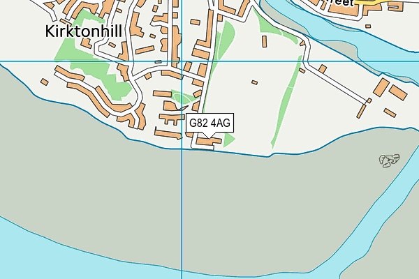 G82 4AG map - OS VectorMap District (Ordnance Survey)