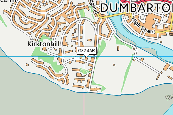 G82 4AR map - OS VectorMap District (Ordnance Survey)