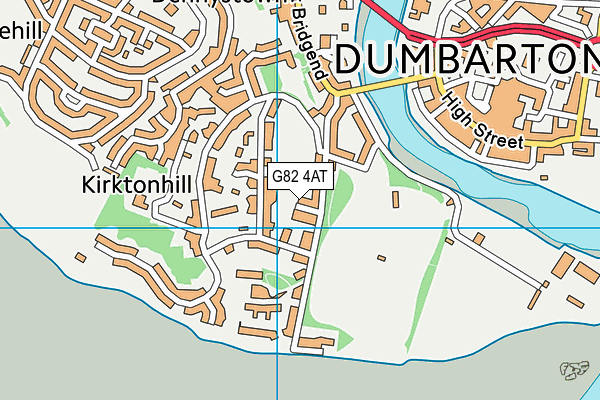 G82 4AT map - OS VectorMap District (Ordnance Survey)