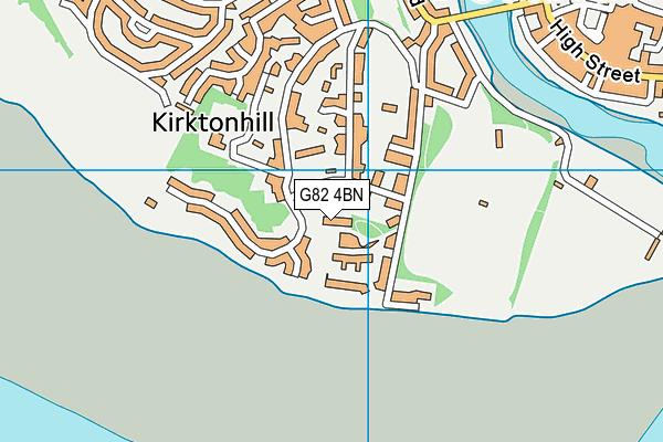 G82 4BN map - OS VectorMap District (Ordnance Survey)