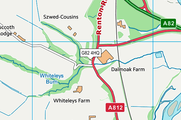 G82 4HQ map - OS VectorMap District (Ordnance Survey)