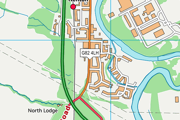 G82 4LH map - OS VectorMap District (Ordnance Survey)