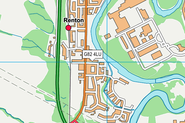 G82 4LU map - OS VectorMap District (Ordnance Survey)