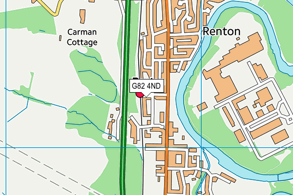 G82 4ND map - OS VectorMap District (Ordnance Survey)