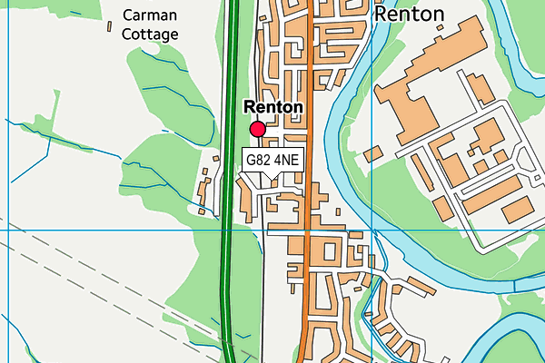 G82 4NE map - OS VectorMap District (Ordnance Survey)