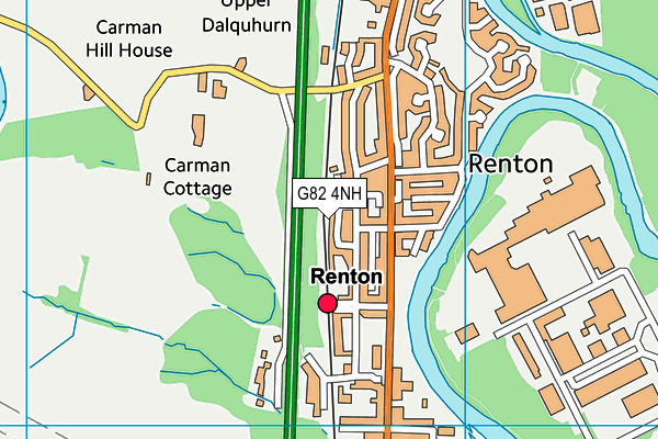 G82 4NH map - OS VectorMap District (Ordnance Survey)