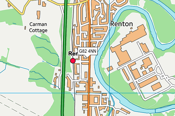 G82 4NN map - OS VectorMap District (Ordnance Survey)