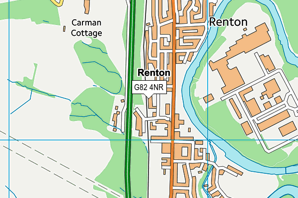 G82 4NR map - OS VectorMap District (Ordnance Survey)