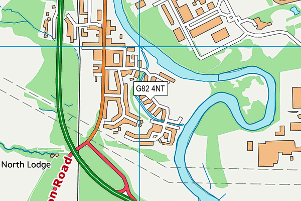 G82 4NT map - OS VectorMap District (Ordnance Survey)