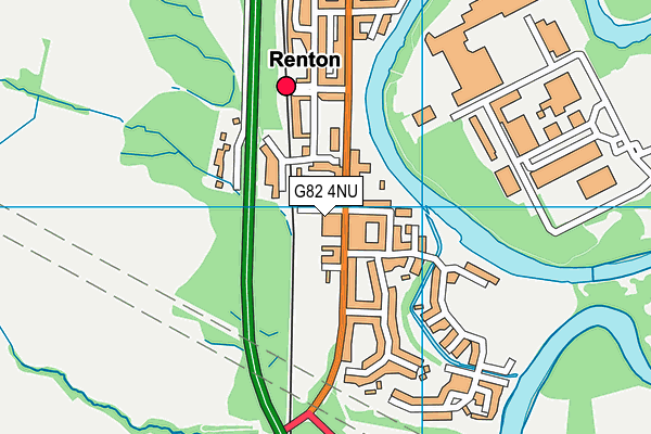 G82 4NU map - OS VectorMap District (Ordnance Survey)