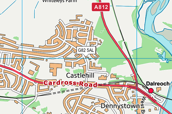 G82 5AL map - OS VectorMap District (Ordnance Survey)