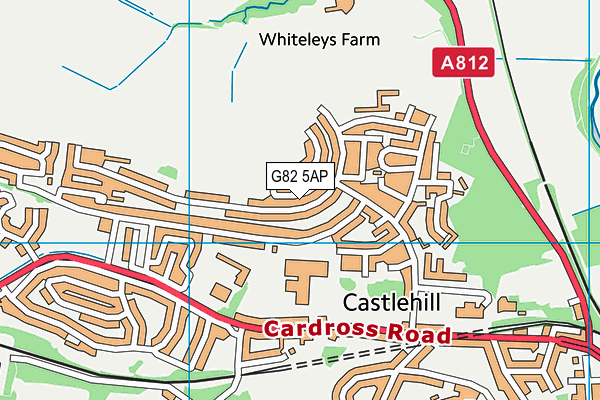 G82 5AP map - OS VectorMap District (Ordnance Survey)