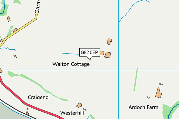 G82 5EP map - OS VectorMap District (Ordnance Survey)